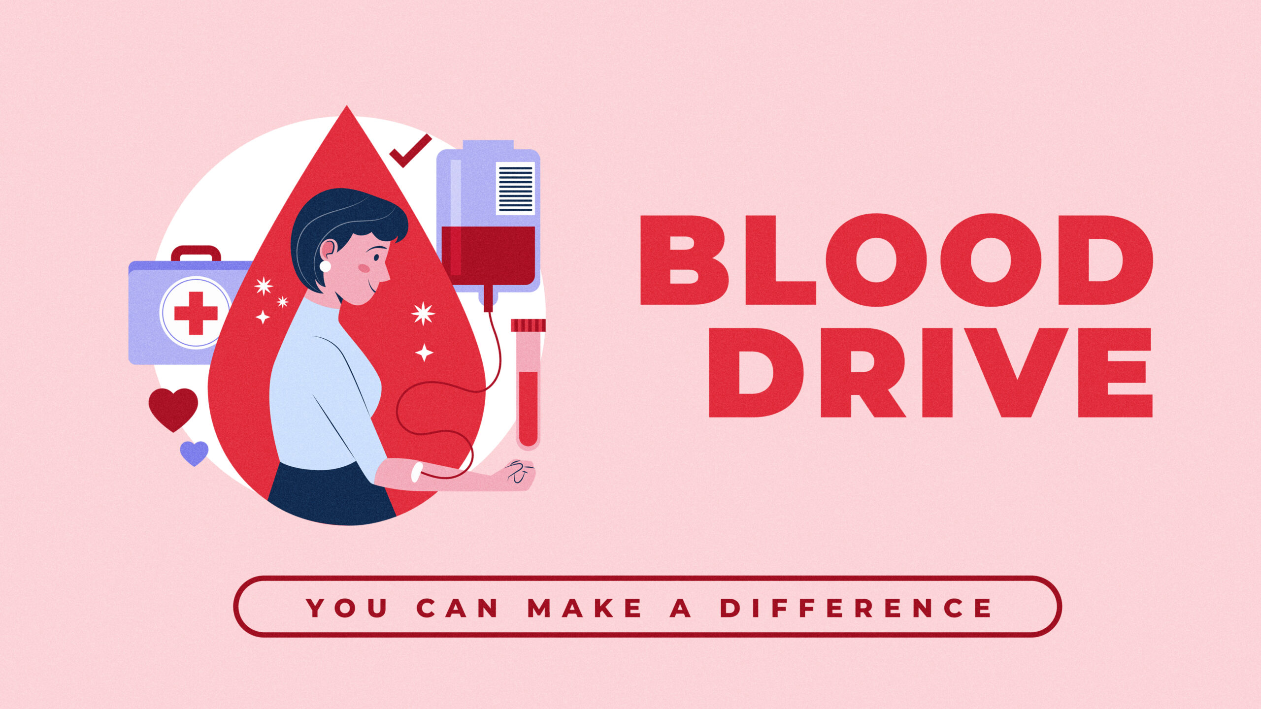 blood drive banner