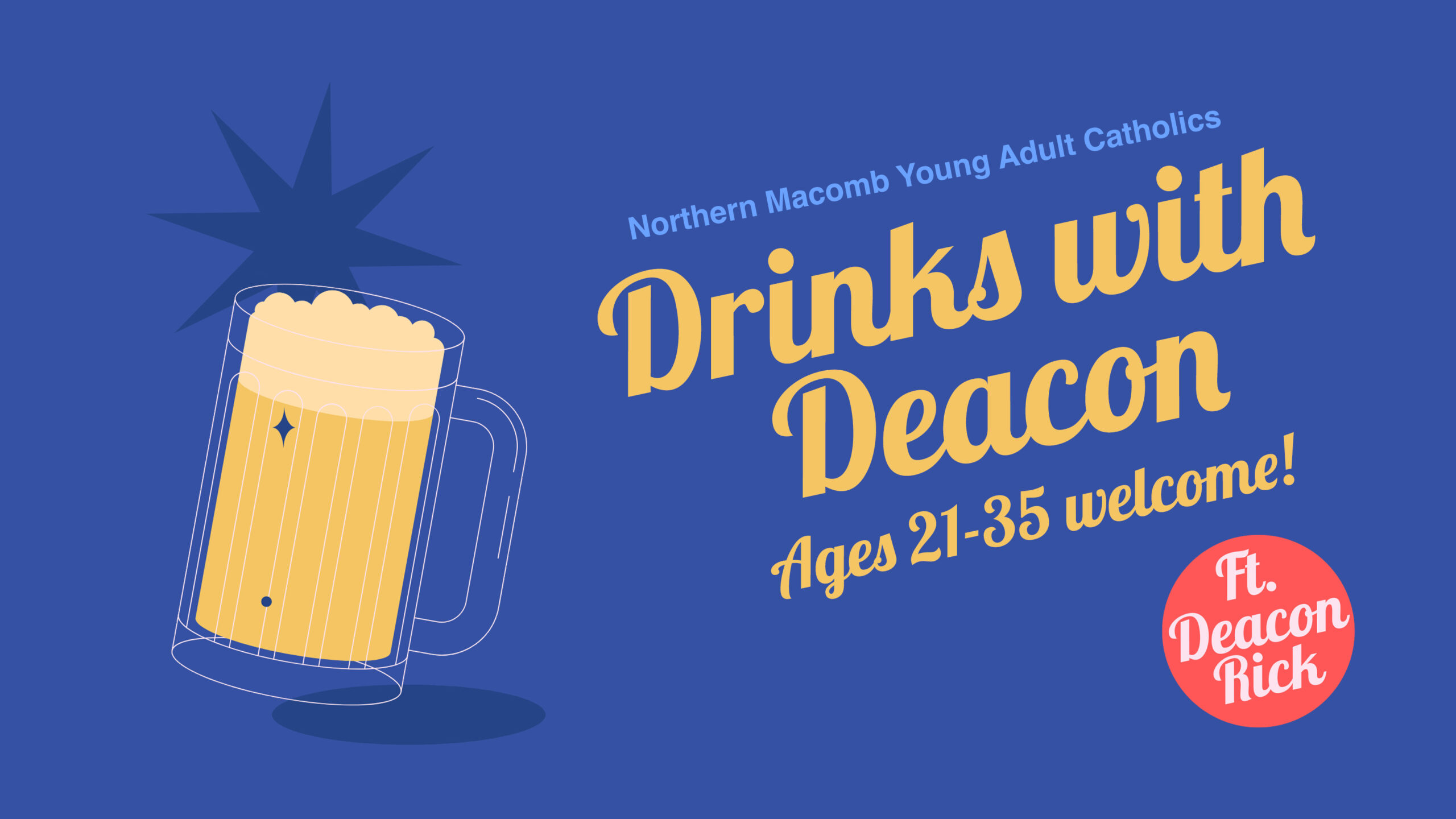 Young Adults:  Drinks with Deacon